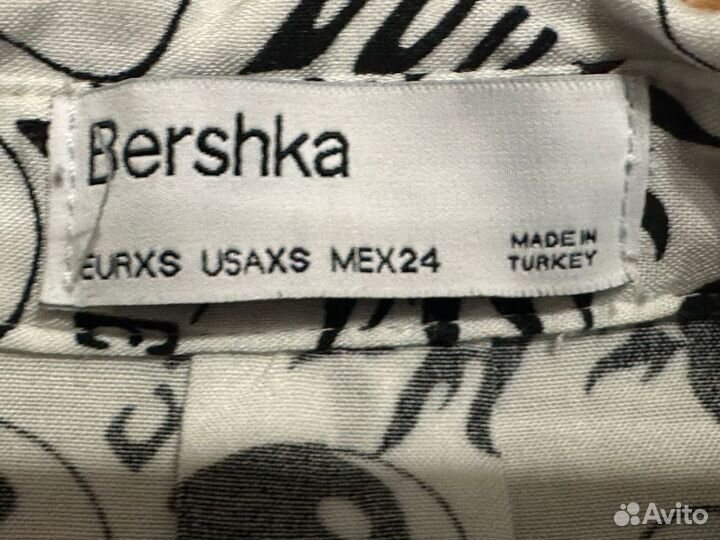 Укороченная легкая рубашка Bershka