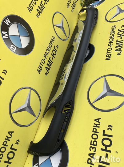 Mercedes W166 X166 GLE AMG Юбка бампера задняя