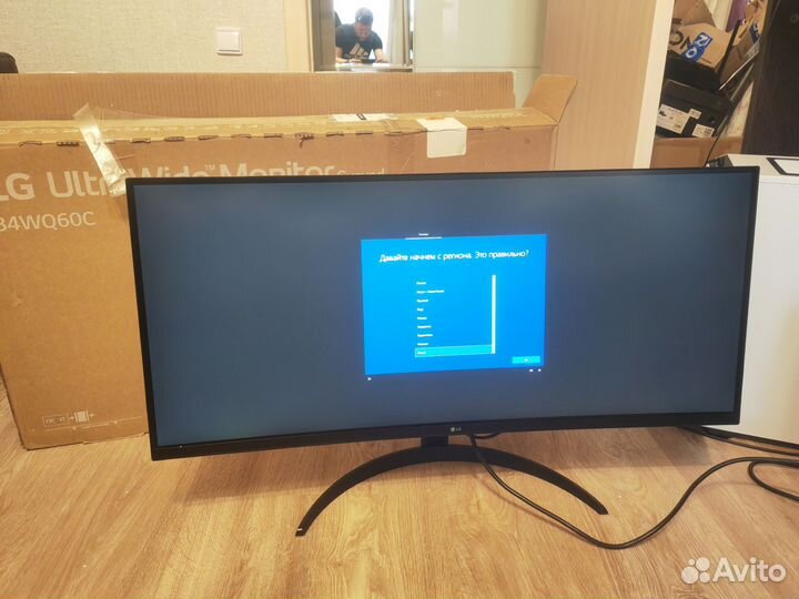 LG UltraWide 34WQ60C-B, 3440x1440, 60 Гц, IPS