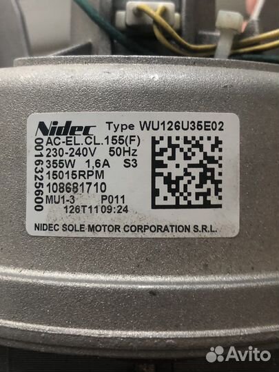 Двигататель стиральной машины Nidec