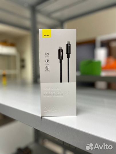 Kабель 240W Baseus Type-C to Type-C 1m