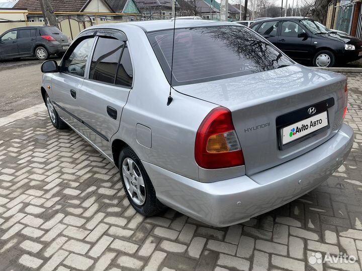 Hyundai Accent 1.5 МТ, 2005, 198 000 км