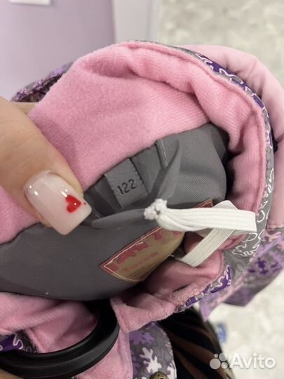 Зимний комбинезон для девочки 122