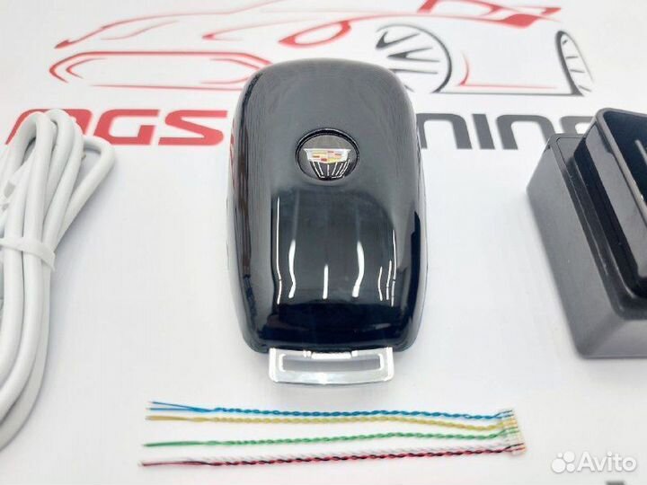 Смарт ключ Cadillac стиль Mercedes черный