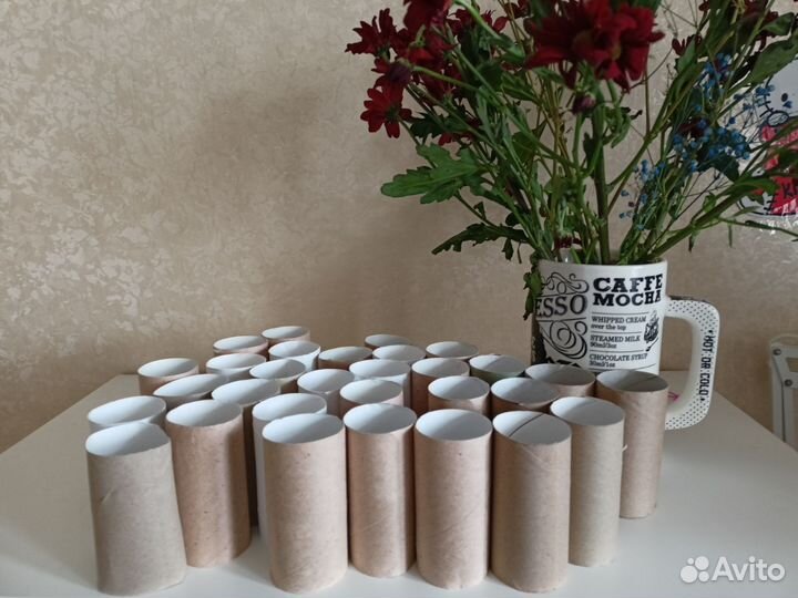 Картонные втулки для рассады для творчества