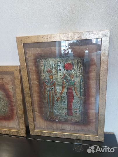 Картина на папирусе из Египта