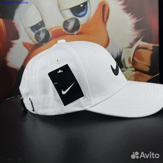Белая бейсболка Nike (Арт.69748)
