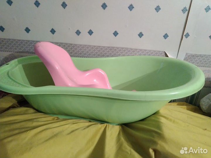 Детская ванночка с горкой