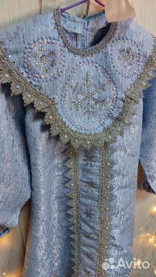 Аренда костюма снегурочки рост 110-116