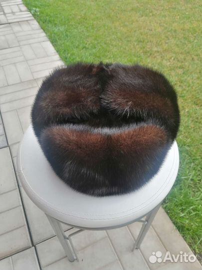 Норковая шапка мужская
