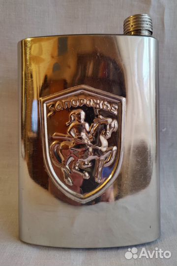 Фляга нержавейка Запорожье 0,75 л СССР 1980-е