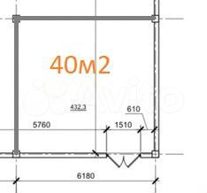 Торговая площадь, 40 м²