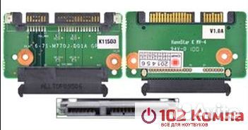 Плата HDD SATA для ноутбука Clevo M770 TurboX M770