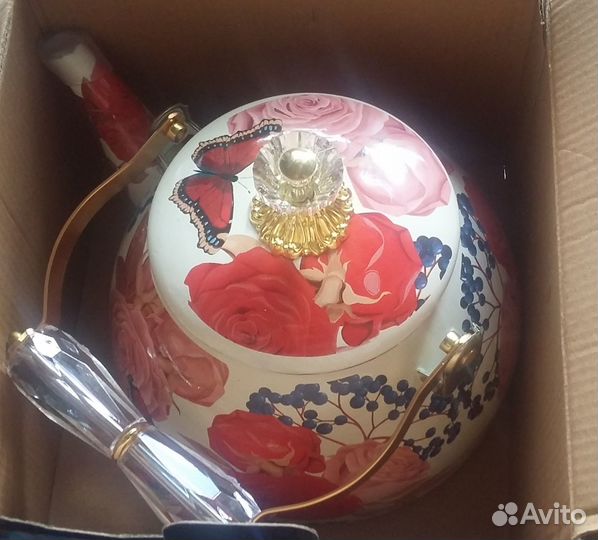 Чайник эмалированный