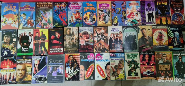 Кассеты vhs мультфильмы фильмы, видео