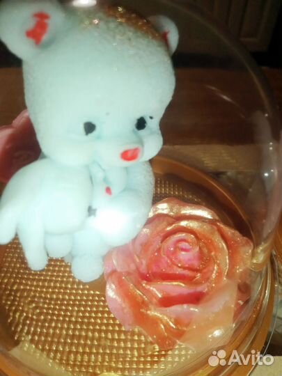 Мыло ручной работы. Мишка обнимашка