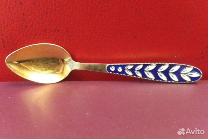 Ложка кофейная. Серебро 916 пр. Серебряная ложка