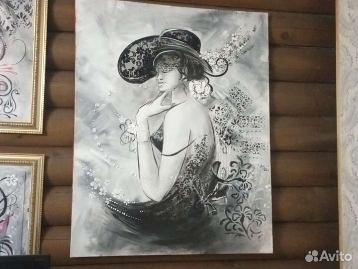 Картина маслом на холсте большая