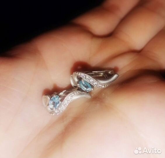 Серьги из серебра, 925