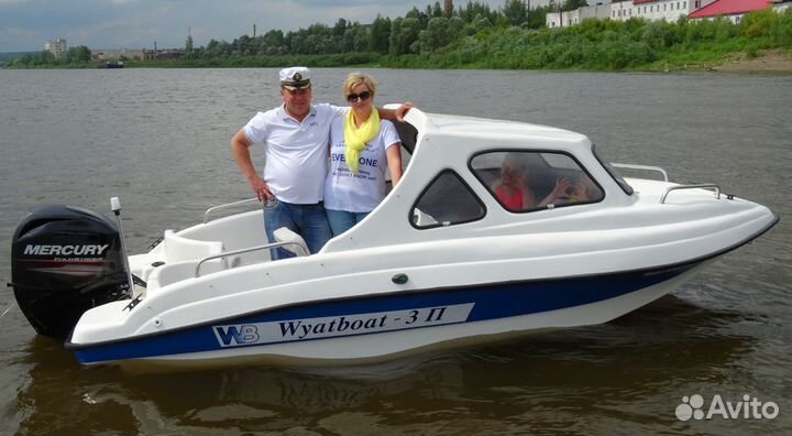 В наличии новый катер Wyatboat 3П с полурубкой