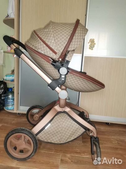 Детские коляски 2 в 1 эко кожа