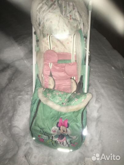 Детские санки коляска бу