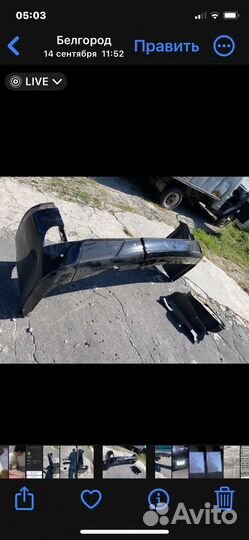 Задний бампер lexus lx570