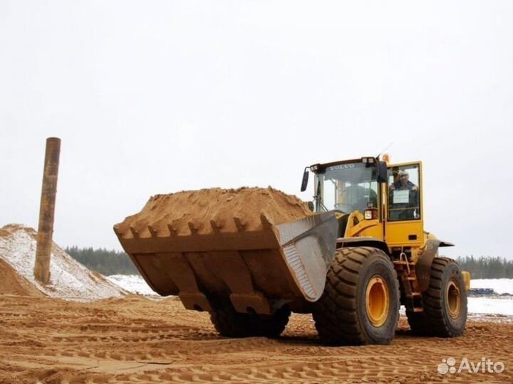 Песок \ Отсев гранитный строительный для строитель