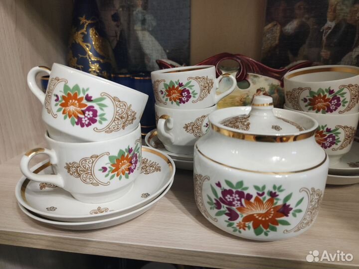 Чайный сервиз Вербилки СССР