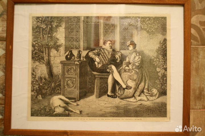 Старинная немецкая гравюра