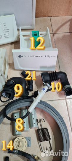 Стиральная машина LG WD-10160S (запчасти)