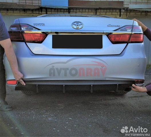 Диффузор заднего бампера Toyota Camry V55 (7)