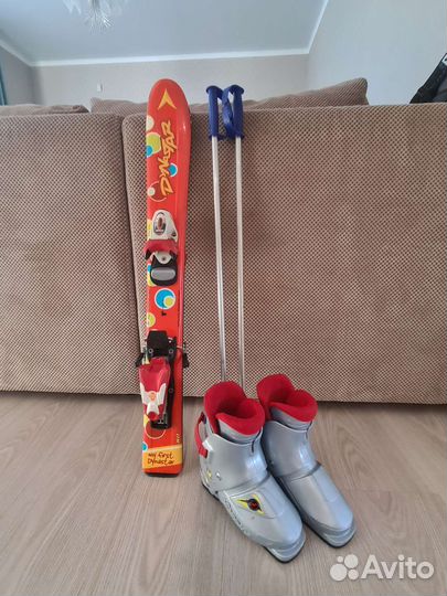 Горные лыжи детские 80