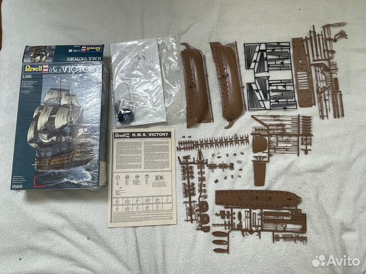 Модель корабля парусника HMS Victory Revell 1:146