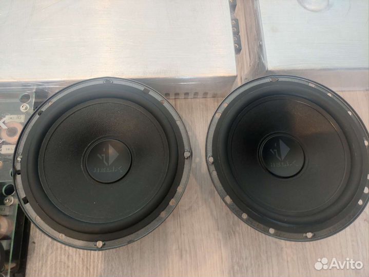 Комплект акустики и усилителей PPI, Helix, Kicx