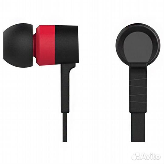 Наушники с микрофоном Oklick HS-S-220 черно-красны