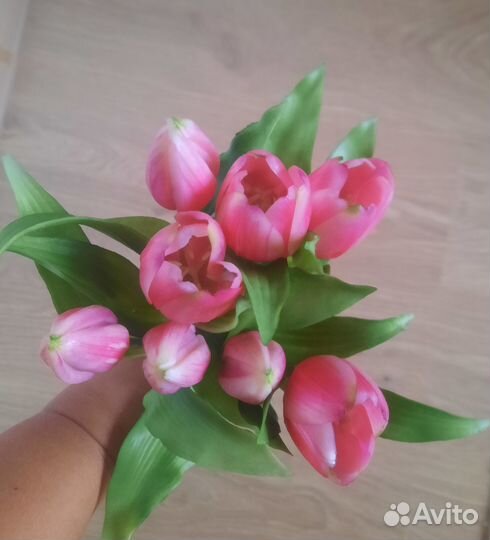 Силиконовые тюльпаны