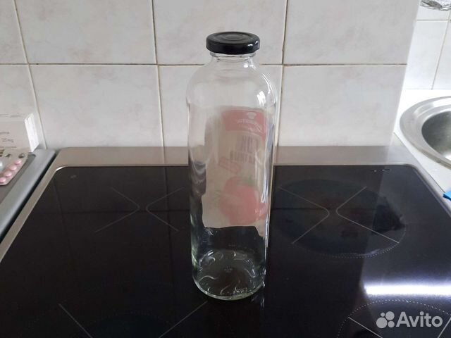 Стеклянная бутылка 1 л