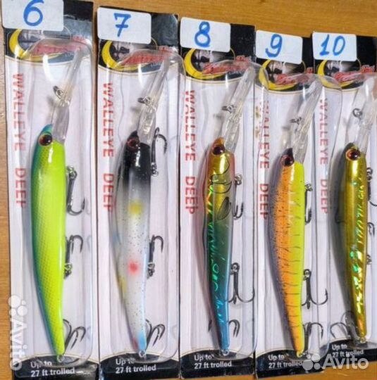 Воблеры для троллинга 6-8 м бандит