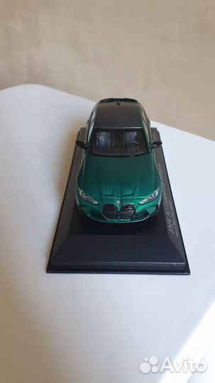 BMW M3 Competition G80 green 1/43 Minichamps