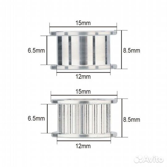 Ролик беззубый (20 зуб) Gates d3 под ремень 6 мм