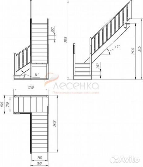 Лестница на мансарду