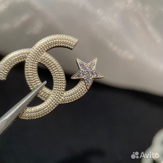 Серьги chanel