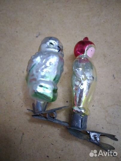 Старинные елочные игрушки