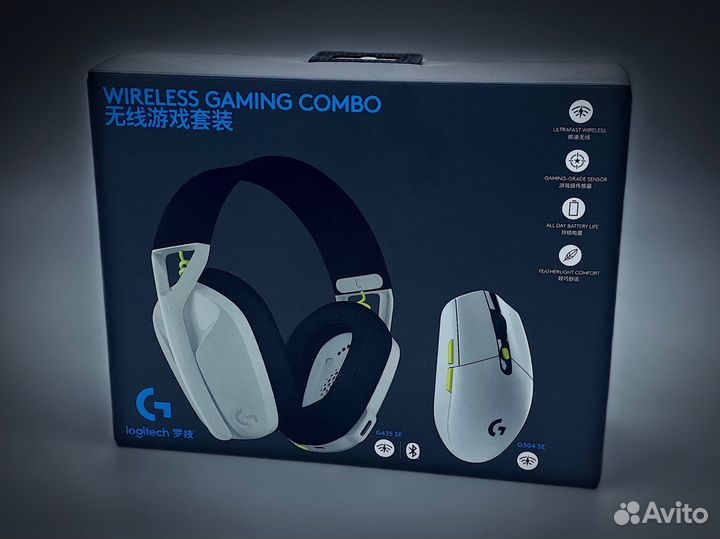 Logitech G435 SE+Logitech G304 SE (мышка+наушники)