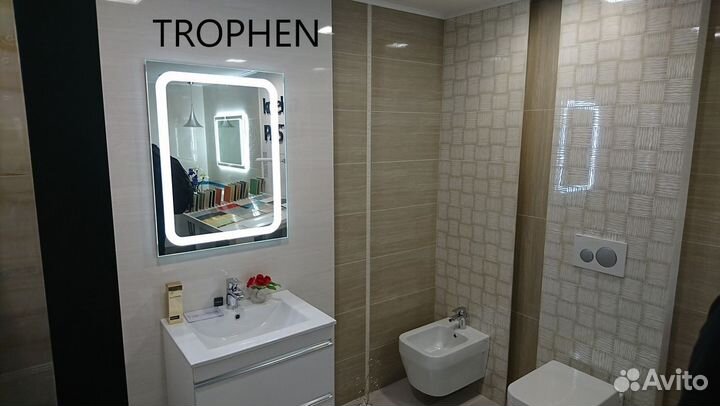 Зеркало с подсветкой любой формы на заказ