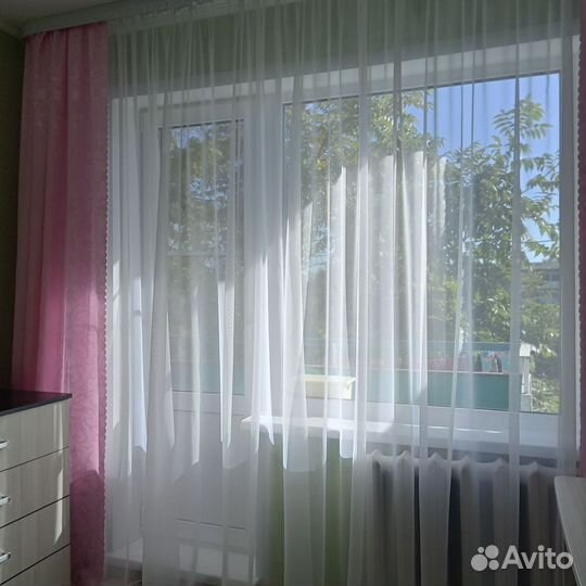 Тюль вуаль белый