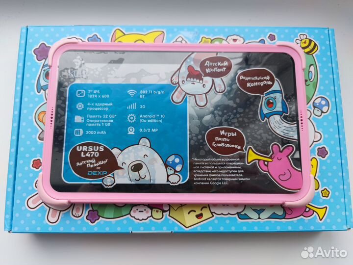 Детский планшет dexp ursus l470
