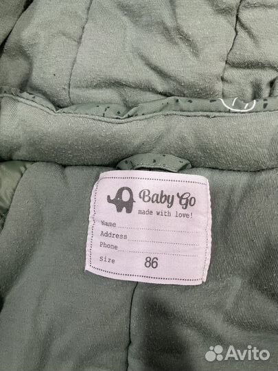 Зимний комбинезон размер 86размер