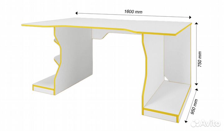 Компьютерный стол Игровой-800ean игровой классичес